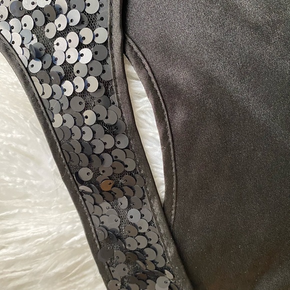 Kenar black sequin sleeveless top - Picture 6 of 6